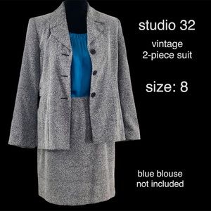 Vintage studio 32 2-Piece Skirt Suit Size 8P